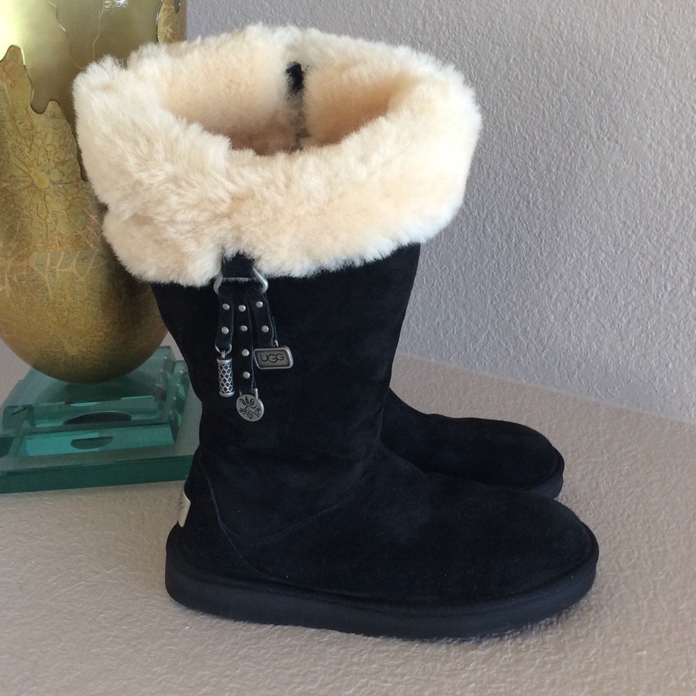 Ugg Plumdale Charm Black Boot